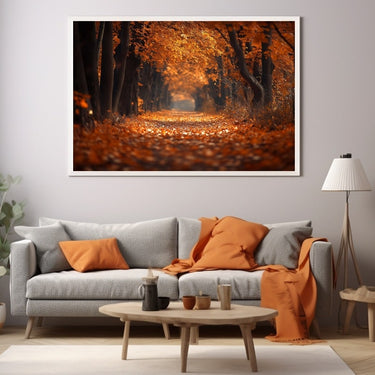 Autumn Woods Painting